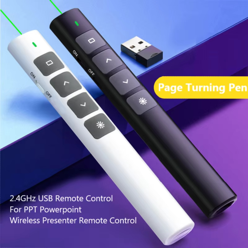Presentation Remote Laser - Clicker de página de presentación inalámbrico,
