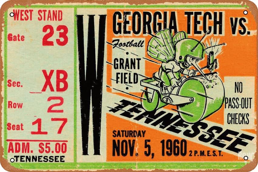Tech Office Wall - Póster de 1960 GEORGIA TECH VS.