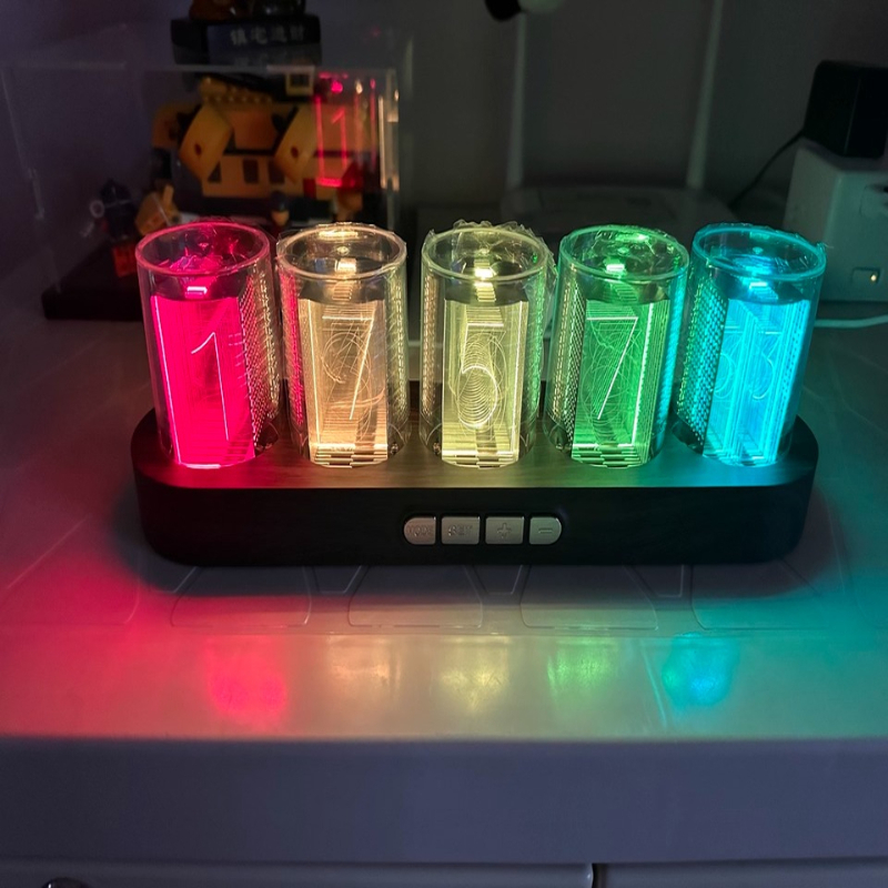 Tech Office Youtube - Reloj de tubo LED Nixie RGB