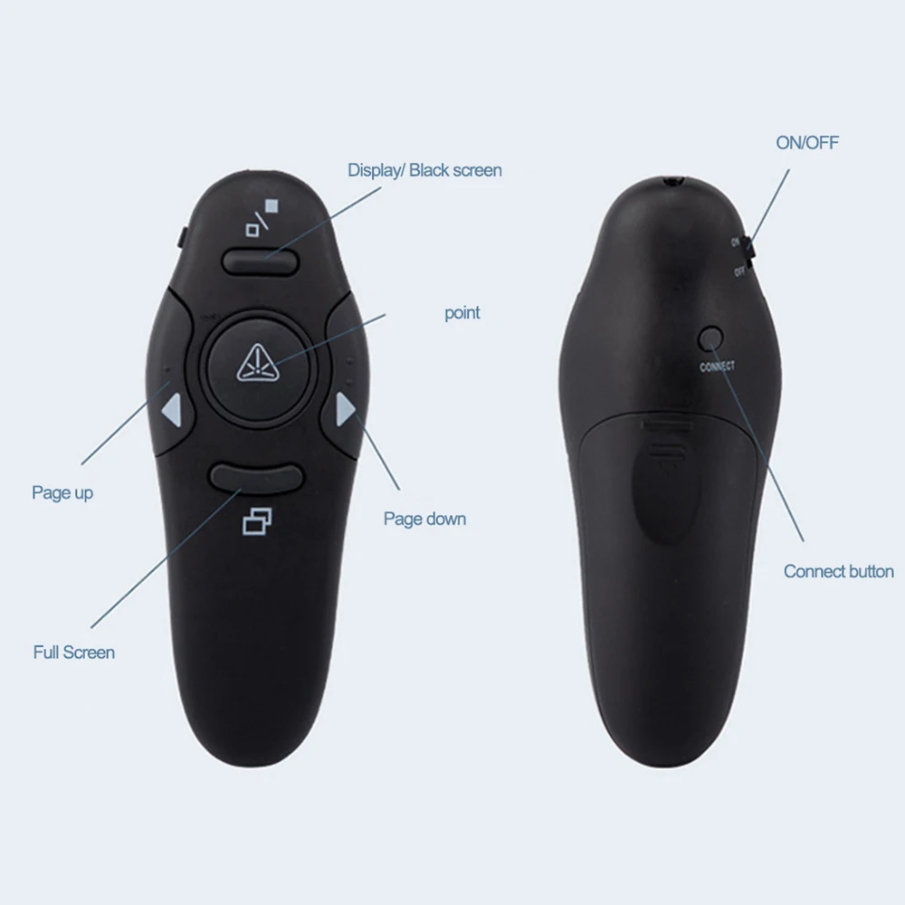 Presentation Remote Laser - Presentador Control remoto inalámbrico Puntero USB