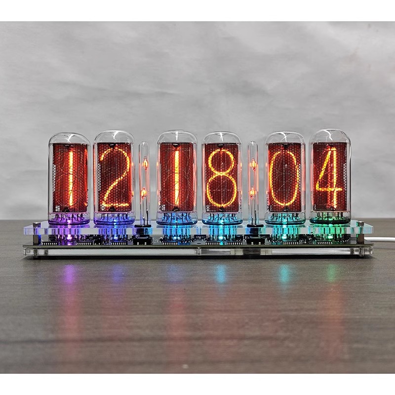 GHXAMP Reloj de tubo Nixie IN- - Tech Office Youtube reseña y precio