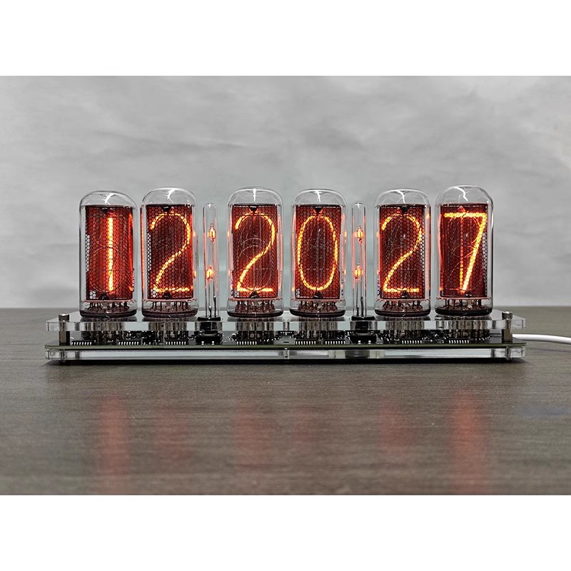 GHXAMP Reloj de tubo Nixie IN- - Tech Office Youtube reseña y precio