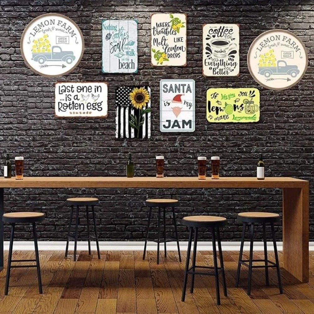 CIFBUY Letrero de metal durade - Tech Office Wall reseña y precio