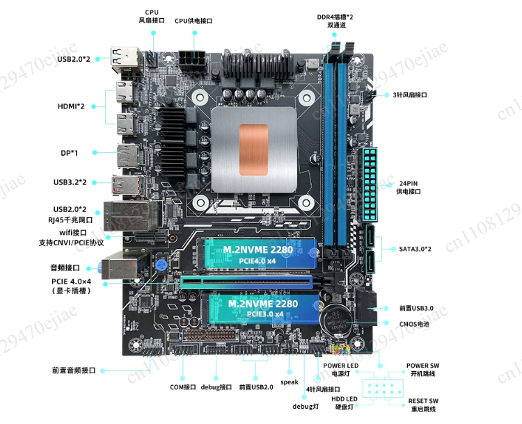 Kit Combinado de Placa Base M- - Intel Cpu Core I5 reseña y precio