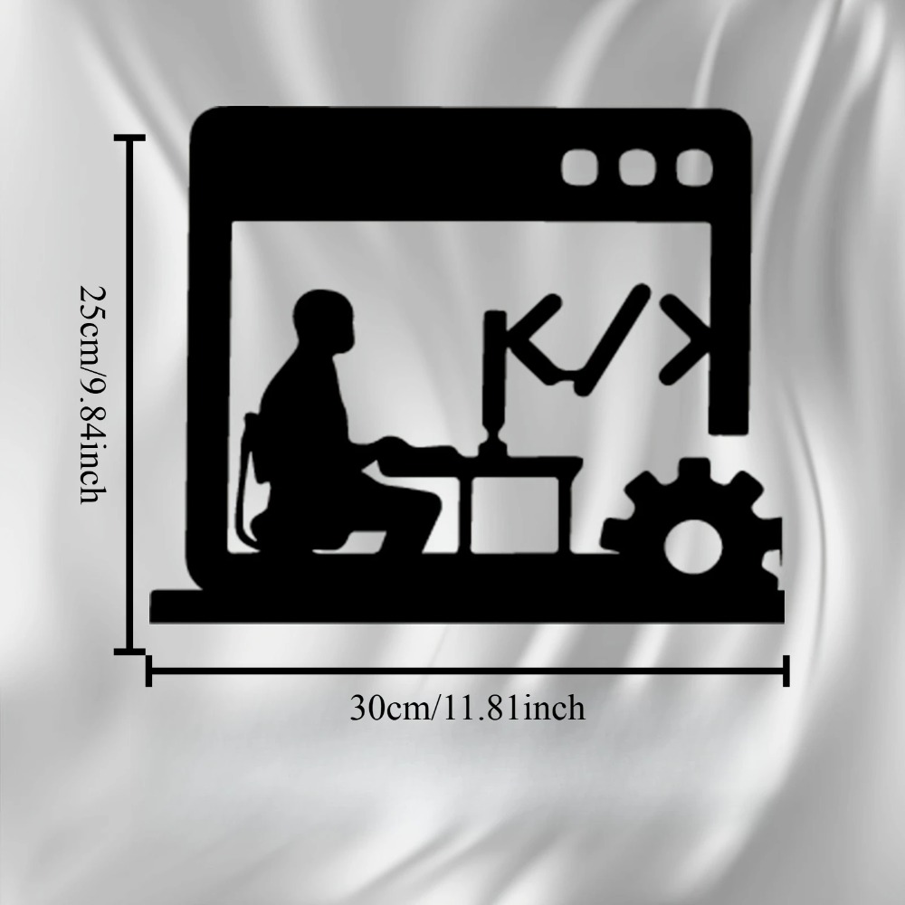 Arte Metálico Moderno para Par - Tech Office Wall reseña y precio